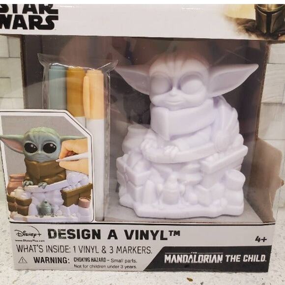 Star Wars Mandalorian The Child Baby Yoda Design a Vinyl Arts and Crafts - Picture 2 of 6